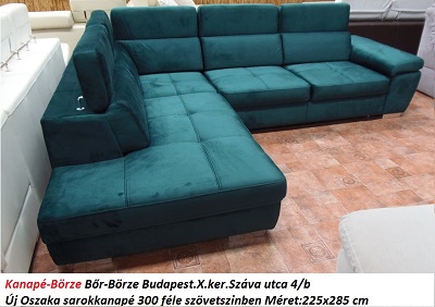 Bőr-börze oszaka sarokkanapé